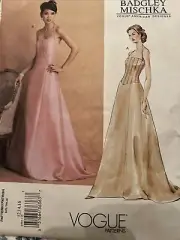 Badgley Mischka Vogue Dress Sewing Pattern 2732 Evening Gown