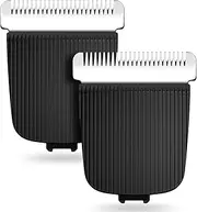 2pcs Replacement Blades for Manscaped, Electric Hair Trimmer Blades Replacement Snap-in Hair Clipper Blade Replacement Compatible with Manscaped Lawn Mower 4.0/3.0/2.0