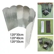 Camping Stove Windscreen, Cooker Burner Wind Screen Folded Stove Wind Shield for