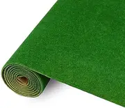 CP137 Artificial Model Grass Mat Trains Green 40x100cm or 15.7'' x 39'' for Decoration Kids Craft Scenery Model DIY