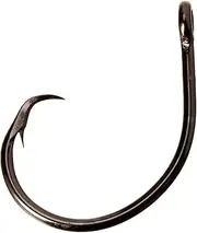 Mustad Classic 39944 Standard Wire Demon Perfect in Line Wide Gap Circle Hook | Saltwater Freshwater Hooks for Tuna, Catfish, Bass and More