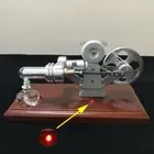 Mini Hot Air Engine Generator Model Toy DIY Gearwheel TransmissionMotor Stirling