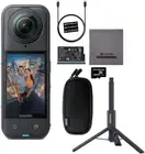 Insta360 X5 Waterproof 8K 360 Video 72MP Photo Action Helmet Camera Tripod Stick