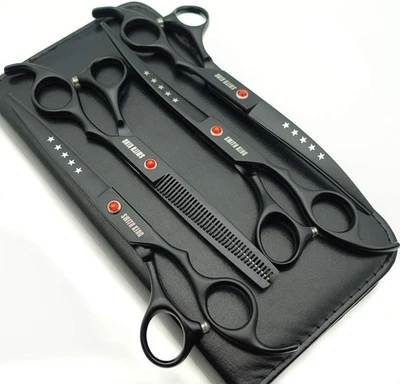Professional Pet Grooming Scissors Set Straight Scissors Thinning Scissors