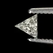 TRILLION CUT DIAMOND LOOSE NATURAL TRIANGLE SHAPE GEOMETRIC PENDANT 1/4 CARAT