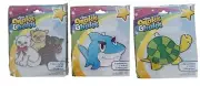 Makit & Bakit Suncatcher Kits Kid Craft Shark Turtle Kittens NEW Free Ship