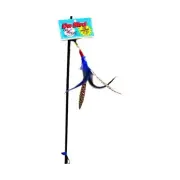 Go Cat Da Bird Pull 2 Piece Pull Apart Rod & Bird, Handmade in The USA (1 Bird)