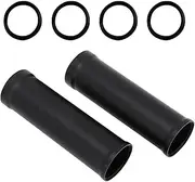 Motorcycle Front Shock Covers 2 PCS Motorcycle Front Fork Boot Slider Shock Gaiters Black CNC Aluminum Fit for Honda Rebel CMX 300 500 2017-2023 Fork Guards