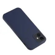 iPhone 12 Mini Compatible Case Cover With Premium Soft Feeling Jelly - Navy