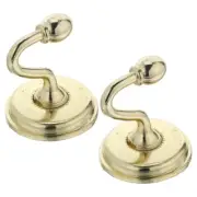 2 Pcs Alloy Curtain Holdbacks Pommel Holdback Hooks Tieback Hooks