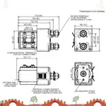 SW80B-4 DC24V 間歇接觸器 SW80-164L 用於電動叉車 125A 左右單動電磁接觸器 QEUFJHPO