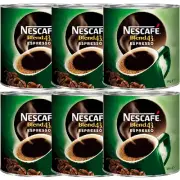 NEW 6x Nescafe Espresso Roast Instant Coffee 375g Tin Can Pack BULK