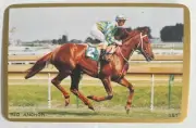 Red Anchor Racehorse Race Horse Racing Vintage Australian Newsagent Swap Card x1