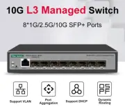 Managed Switch Support Dynamic Routing Support VLAN Division Port Aggregation US