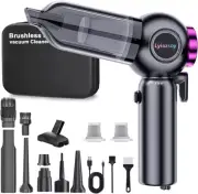 Car Vacuum Cleaner,22000Pa Handheld Vacuum Cordless with Brushless Motor, 6 in 1