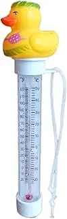 Floating Temperature Gauge - Pool Thermometer with String, Duck Water Temperature Meter | Floating Spa and Hot Tub Temperature Gauge, Cute Bath Thermometer for Kids, Outdoor Swimming Pool Temperature