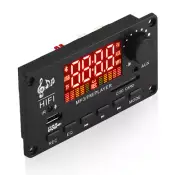 FM Radio Car Bluetooth 5.0 Power Amplifier Speaker Module MP3 Decoder Board Kit (for: Fiat)