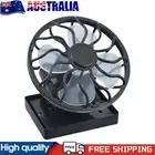 Portable Solar Mini Fan Air Conditioner Desktop Collar Clamp Fan ABS Material #A