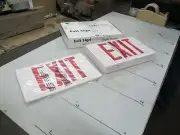 Light Fixture Industries SDT Self-Diagnostic Exit Sign P/N LEDRBB-ST (NIB)