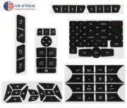 Steering AC Climate Window Button Repair Kit Decals Sticker For Mercedes Benz V2