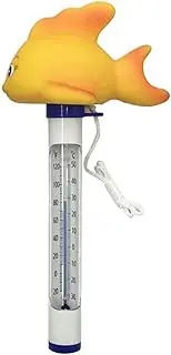 KKRAUS Floating Pool Thermometer Easy Read Bath Water Temperature Thermometer, Shatter Resistant for Aquariums Hot Tubs Pond Pool Accessories