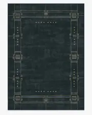 305' x 425' | Machine Washable Runner Rug | Kid & Pet Friendly | Indoor Rug | Architectural Digest Avery Midnight Blue Rug | Ruggable