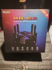 Reyee AX6000 RG-E6 6000M Dual Band Wifi Gaming Router Damage Box