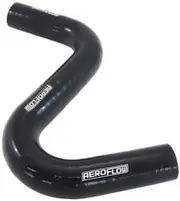 Aeroflow Z Silicone Heater Hose Black Id 1-1/4" 32mm Wall 5mm 135 / 90 Deg - AF9240-125