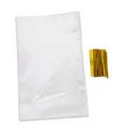 Flat Pocket Wire Tying Bag Sweet Storage Bags Baked Goods Packaging Cookie