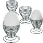 《KELA》彈簧造型蛋杯4入 | 雞蛋杯 蛋托 早午餐 餐具