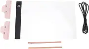 Respicefinem Ultra Thin Portable Light Pad Tracing Board with Adjustable Brightness and USB Cable Ideal for Sketching Tattoo Tracing Architectural Design and More