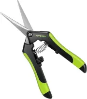 VIVOSUN Gardening Scissors 6.5 Inch Hand Pruner Pruning Shear with Straight S...
