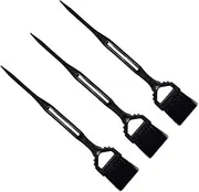 FOMIYES Hair Coloring Applicator Brush 3pcs Set Salon Hair Dye Brush for Home Shop Random Color