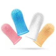 Dog Cat Super Soft Pet Finger Toothbrush Teeth Silicone Brush Care Cleaning