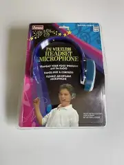 Vintage Supreme FM Wireless Headset Microphone Transmit to FM Radio Brand New