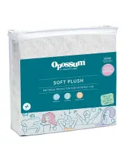 [Protect-A-Bed] Opossum Plush Mattress Protector in White