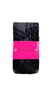 Betsey Johnson ‘Stuck In a Web’ Tights Black Size S/M RRP $24.00 NEW