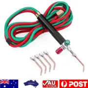 Mini Gas Torch Micro Torch Oxygen Acetylene Welding Torch 5 Nozzles Cutting Set