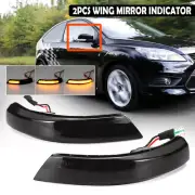 2x Dynamic LED Side Mirror Turn Signal Light For Ford Focus MK2 MK3 Mondeo MK4 (for: Ford)