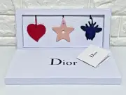 Christian Dior Novelty Bag Leather Charm Heart Star Bee PROMO GIFT with Box New