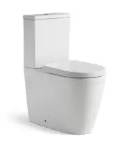 Kado Lux Close Coupled Back To Wall Rimless Toilet Suite