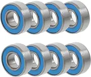 ibasenice Sealed Steel Bearings for Crawler 8pcs Kit for R32 Tt02 Drift Car Upgrade
