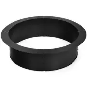ANGELES HOME Round Steel Wood + Coal Fuel Fire Pit Ring Liner Weather Resistant