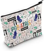 WZMPA Podiatrist Cosmetic Makeup Bag Podiatry Appreciation Gift Podiatrist Definition Zipper Pouch Bag Podiatry Doctor Gift, Podiatrist, Fit