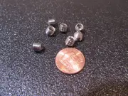 Alloy Steel Set Screws, Cone Point, 1/4"-28 x 1/4" Length, 100 Pieces