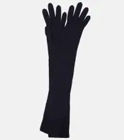 [The Row] The Row Dovera cashmere gloves S blue