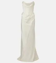[Vivienne Westwood] Vivienne Westwood Bridal Galaxy crêpe satin corset gown AU 14 white