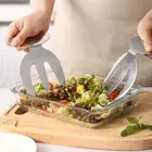 2Pcs Manual Mixing Salad Servers Stirring Salad Fork Claw Kitchen Counter
