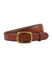 Classic Leather Belts for Women, Joyreap Genuine Leather Womens Belts with Gold Buckle (Brown)