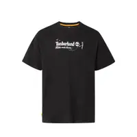 在飛比找ETMall東森購物網優惠-任-Timberland 男女款黑色有機棉寬鬆短袖T恤A5Y